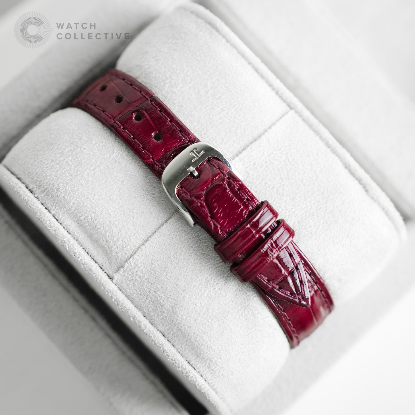 Jaeger-LeCoultre Reverso Red dial Stainless steel Factory diamonds 20mm Quartz Q3288560