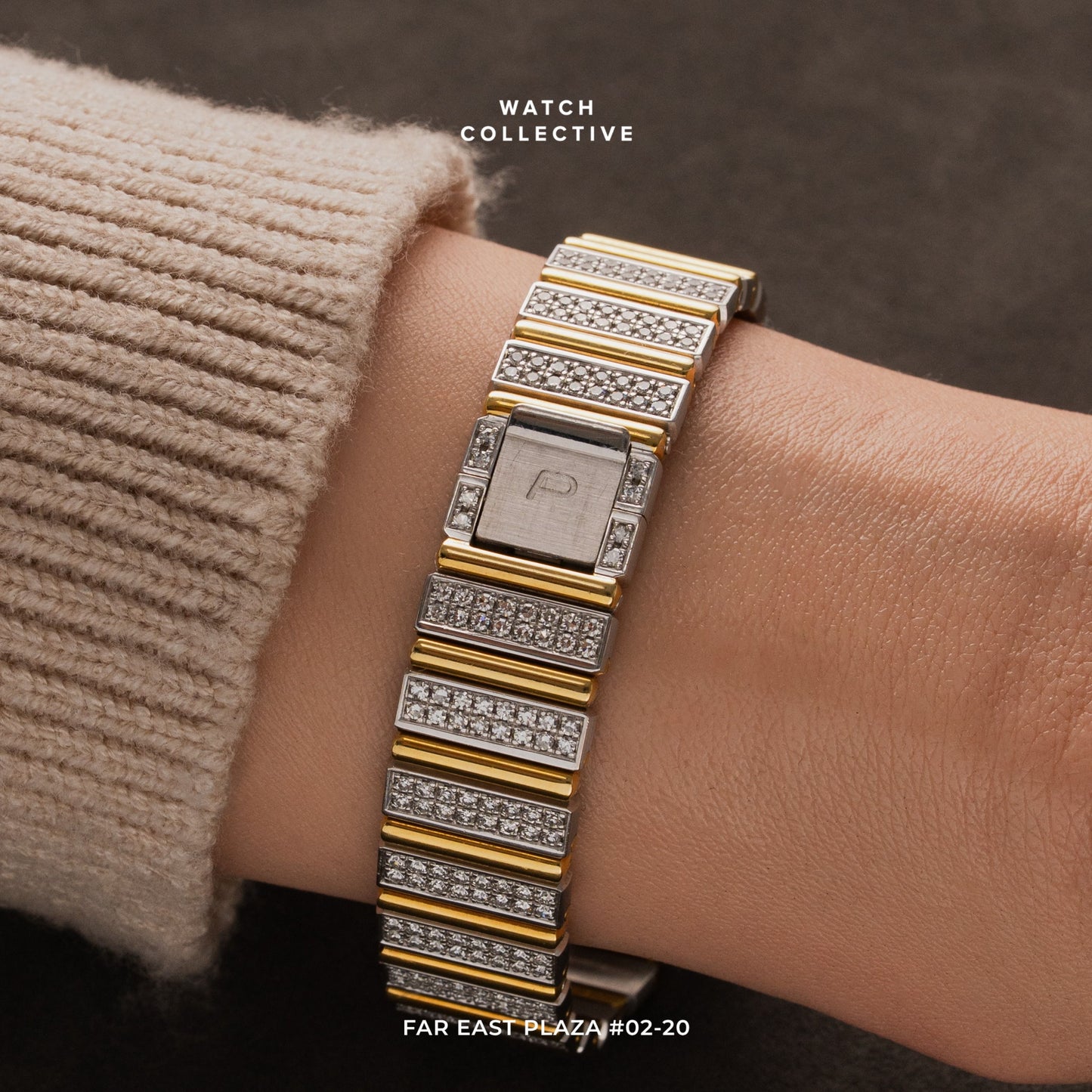 Piaget Polo 18k White gold and diamond 27mm quartz 761 C 725