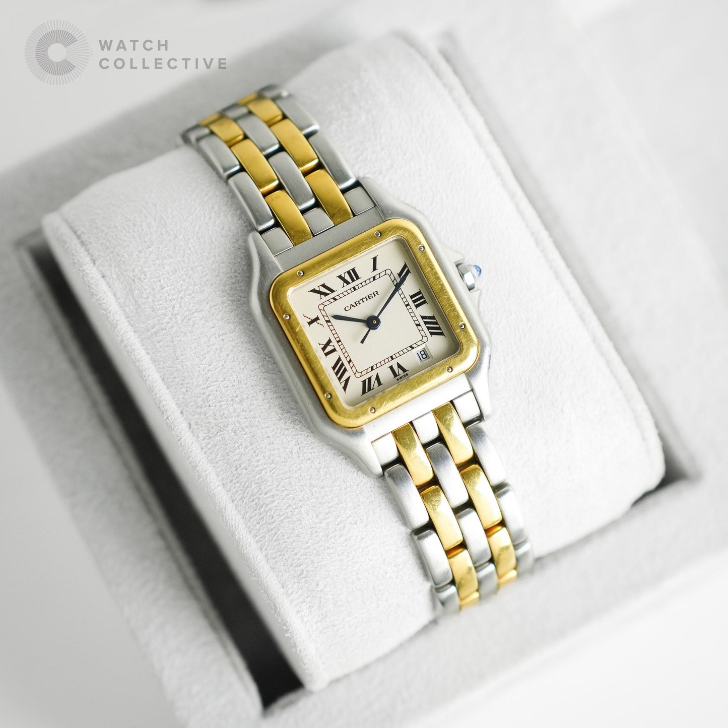 Cartier Panthere gold/steel 27x36mm quartz 183949