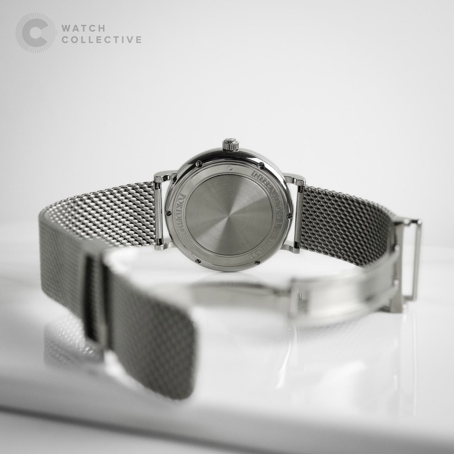 IWC Portofino Black Dial Automatic With Date & Mesh Bracelet