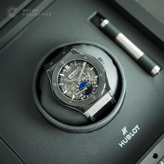 Hublot Classic Fusion Aerofusion Moonphase Black Ceramic 517.CX.0170.LR