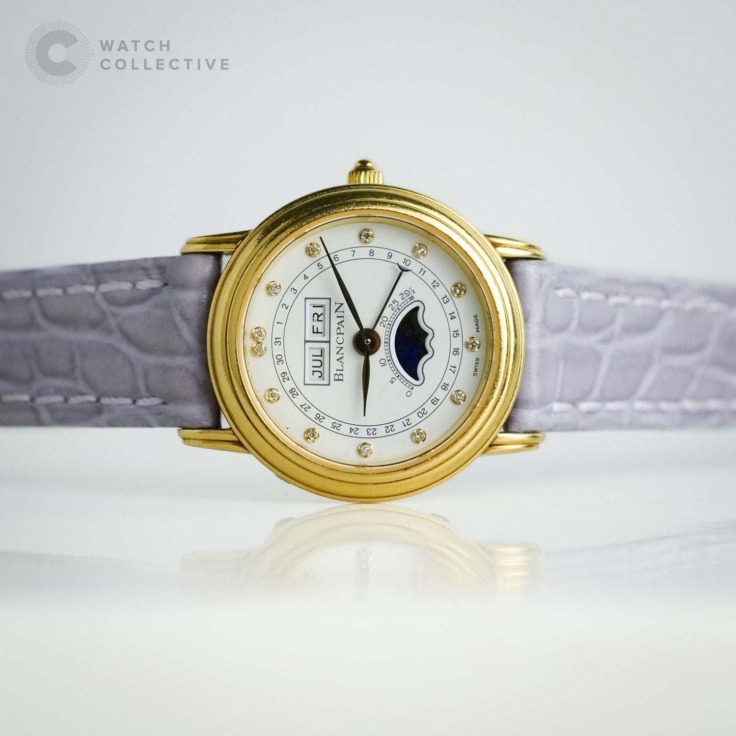 Blancpain Moonphase 18k yellow gold manual 12mm W3476