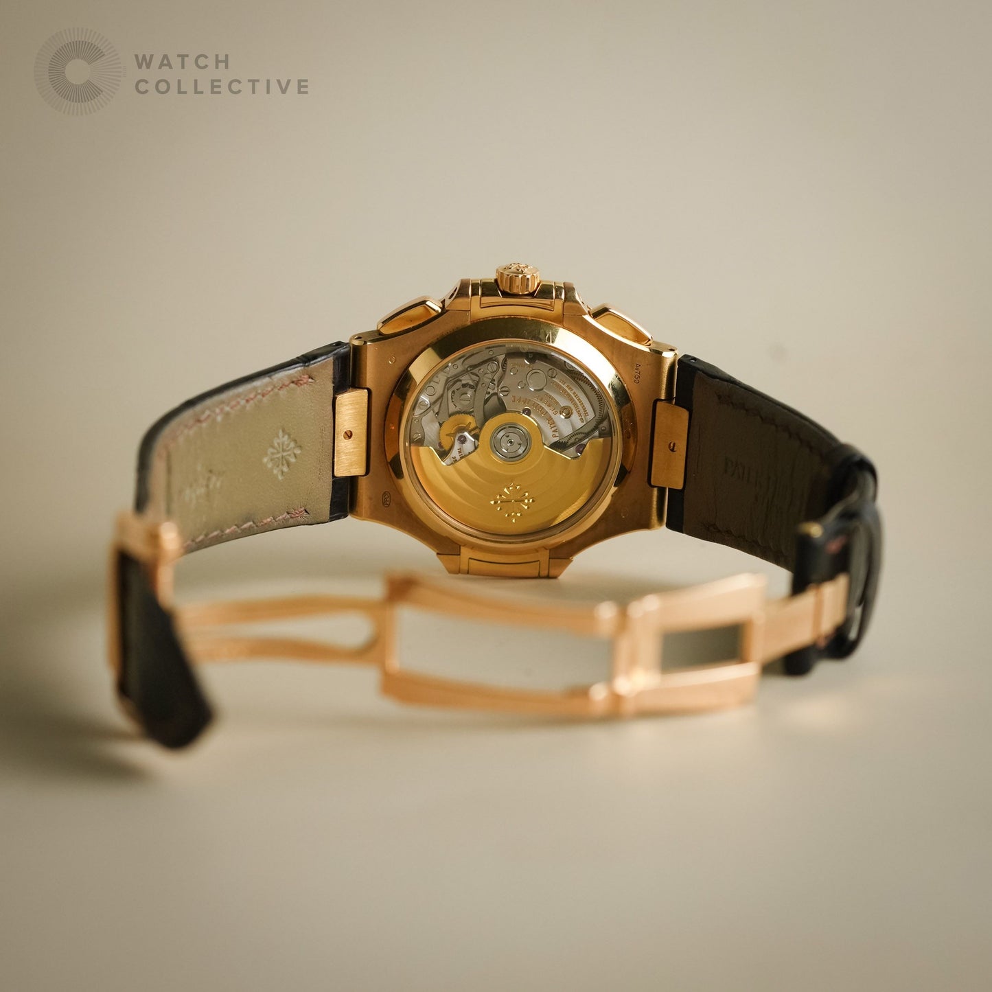 Patek Philippe Nautilus Chronograph 18k Rose Gold 40.5mm Automatic 5980R-001