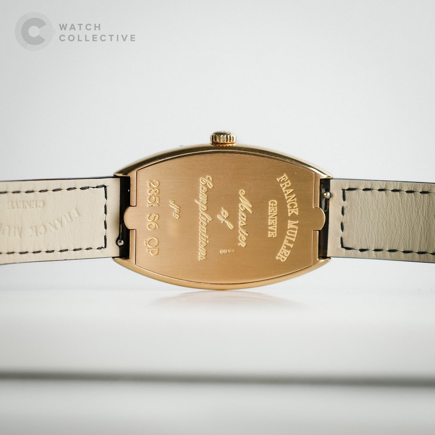 Franck Muller Curvex Perpetual Calendar 18k yellow gold 30x44mm automatic 2851 S6 QP