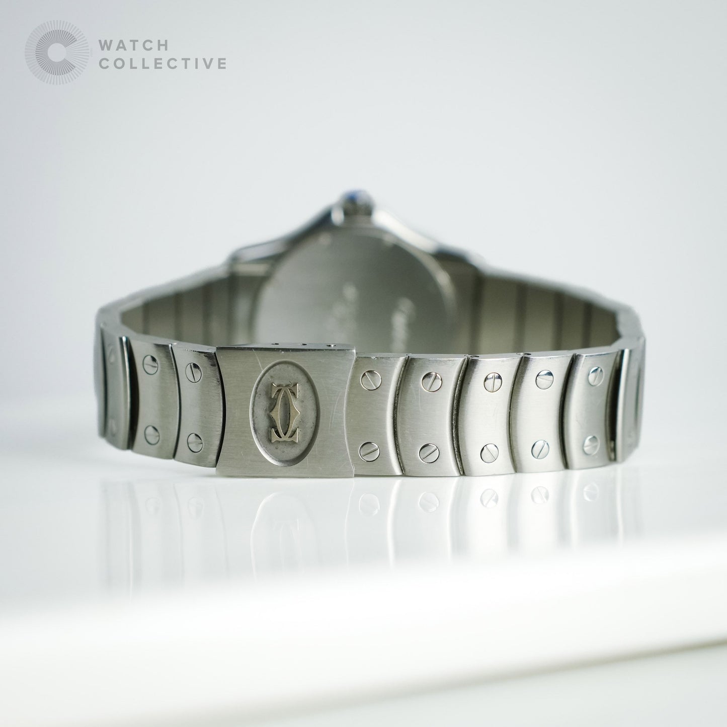 Cartier Santos Ronde Stainless steel quartz 33mm 15611