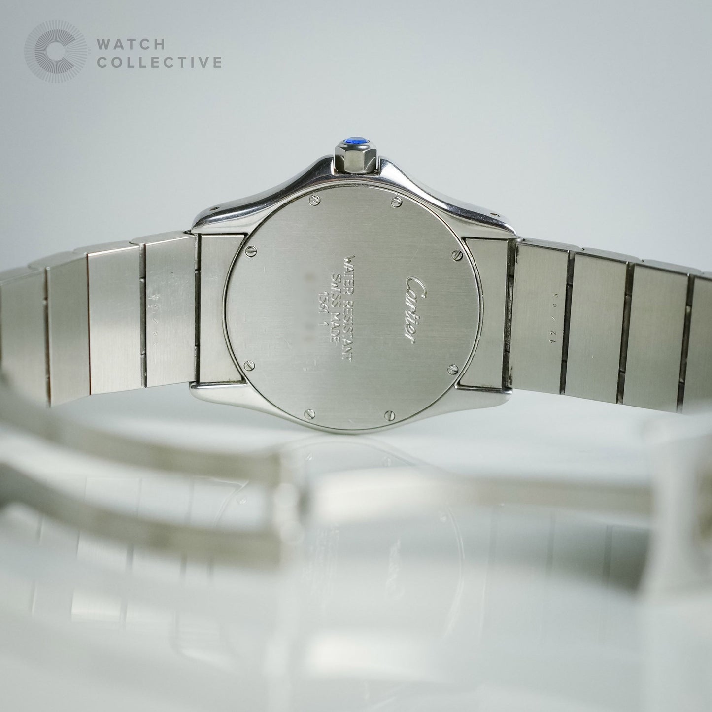 Cartier Santos Ronde Stainless steel quartz 33mm 15611