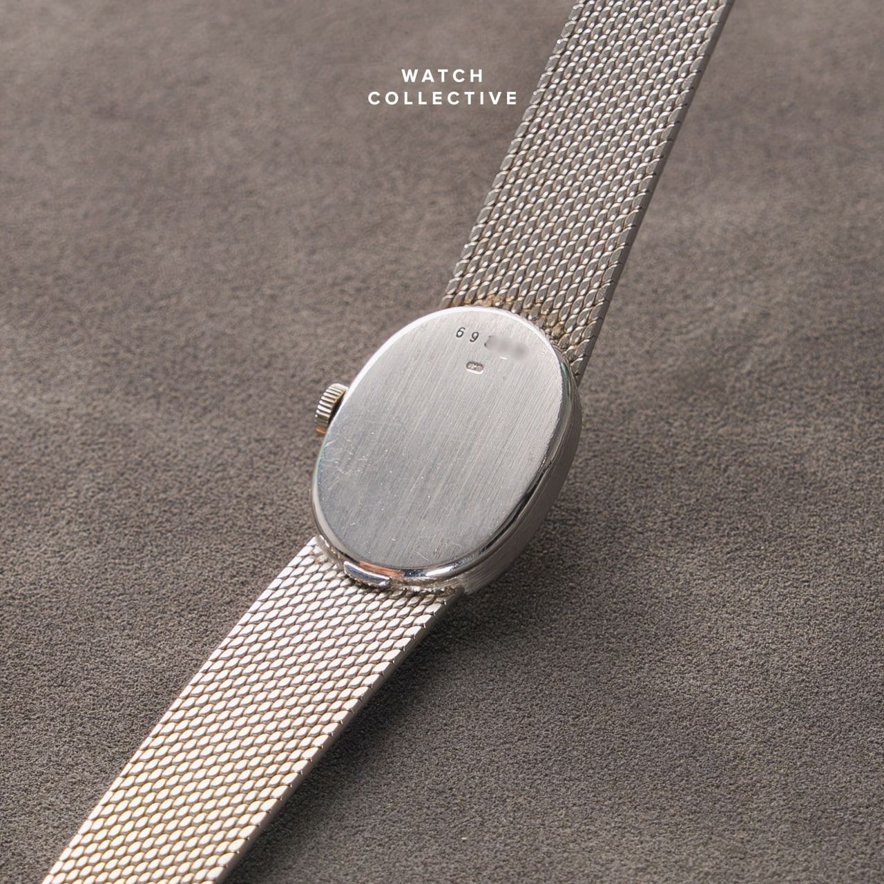 Audemars Piguet Ellipse White Dial 18k White Gold 22mm Manual