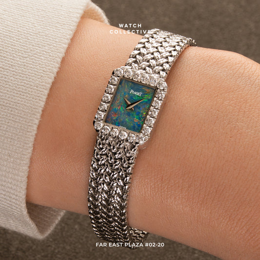 Piaget Mini Protocole Opal Dial 18k White Gold 15x18mm 15244 D 2