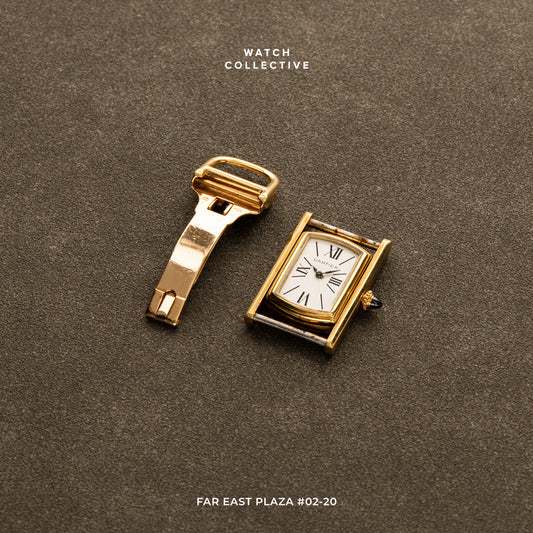 Cartier Tank Cabriolet 1970 18k Yellow Gold 21x32mm Manual Winding