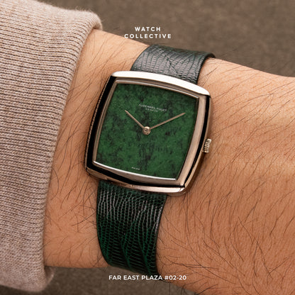 Audemars Piguet Jade Maw sit sit Dial 18k White Gold Cushion 30mm Manual
