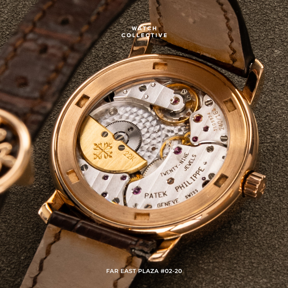 Patek Philippe Complications Power Reserve Moonphase Calender Salmon Dial 18k Rose Gold 36mm Automatic