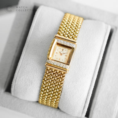 Rolex New Old Stock 18kt Rose Gold Secret Watch, Factory diamonds, circa 1952 (18mm)