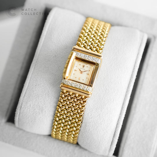 Rolex New Old Stock 18kt Rose Gold Secret Watch, Factory diamonds, circa 1952 (18mm)