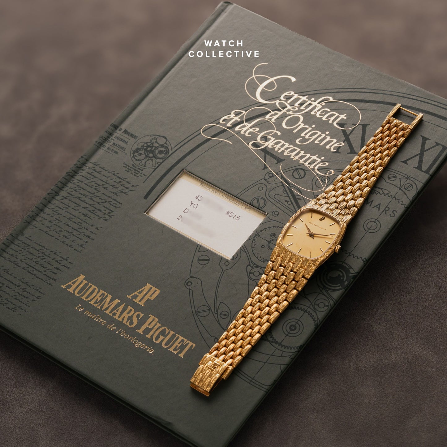 Audemars Piguet Cobra Gold Feather Bracelet 18k Yellow Gold 26mm Manual 4579/901