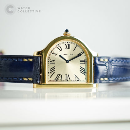 NUMBER 1 FULL SET Cartier Cloche 18k yellow gold manual 37mm WGCC0002