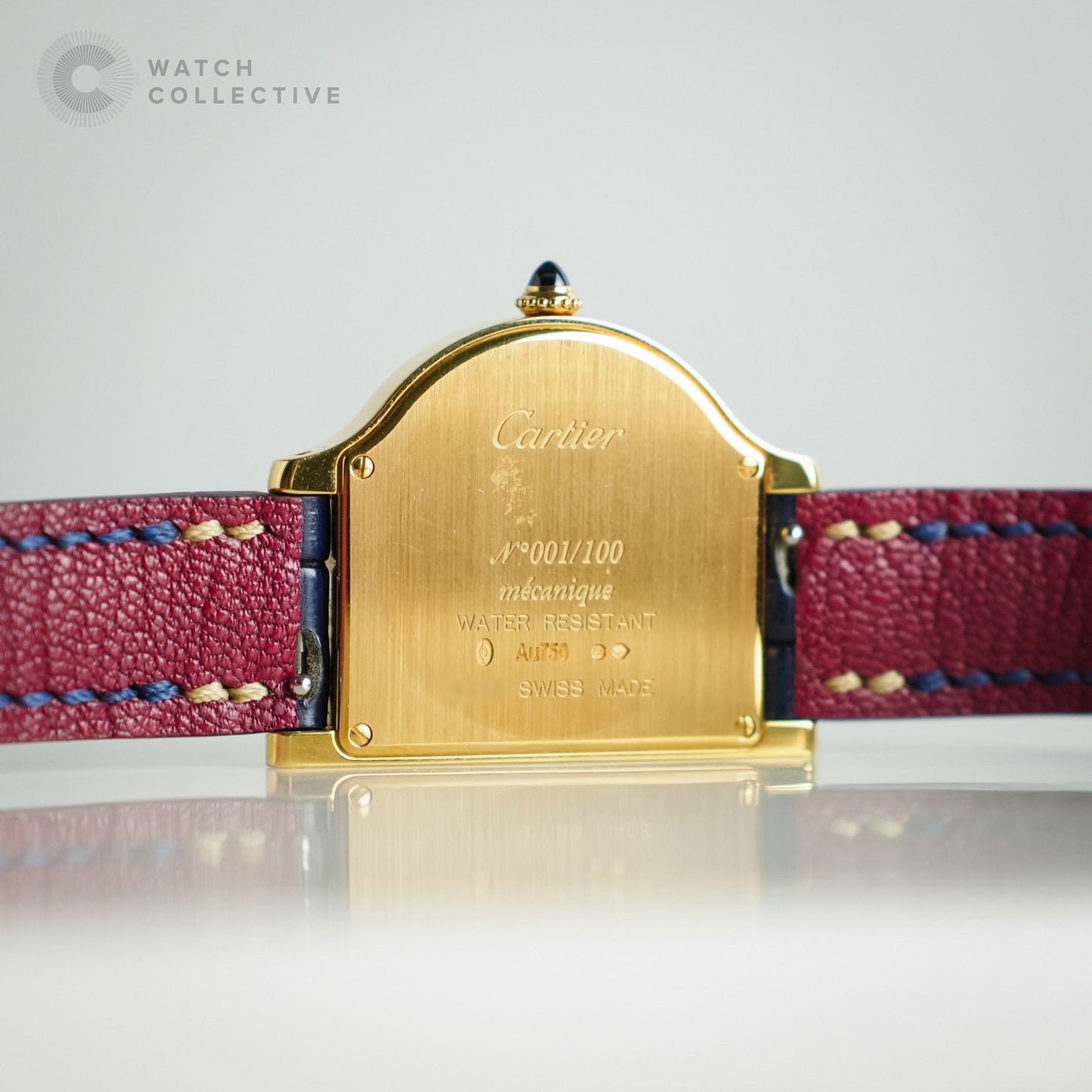 NUMBER 1 FULL SET Cartier Cloche 18k yellow gold manual 37mm WGCC0002