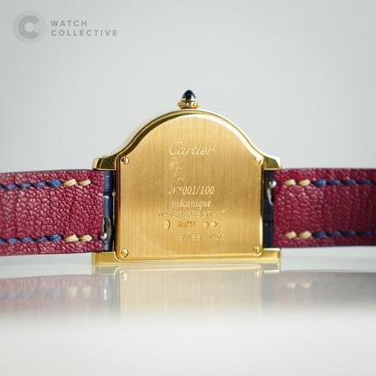 NUMBER 1 FULL SET Cartier Cloche 18k yellow gold manual 37mm WGCC0002