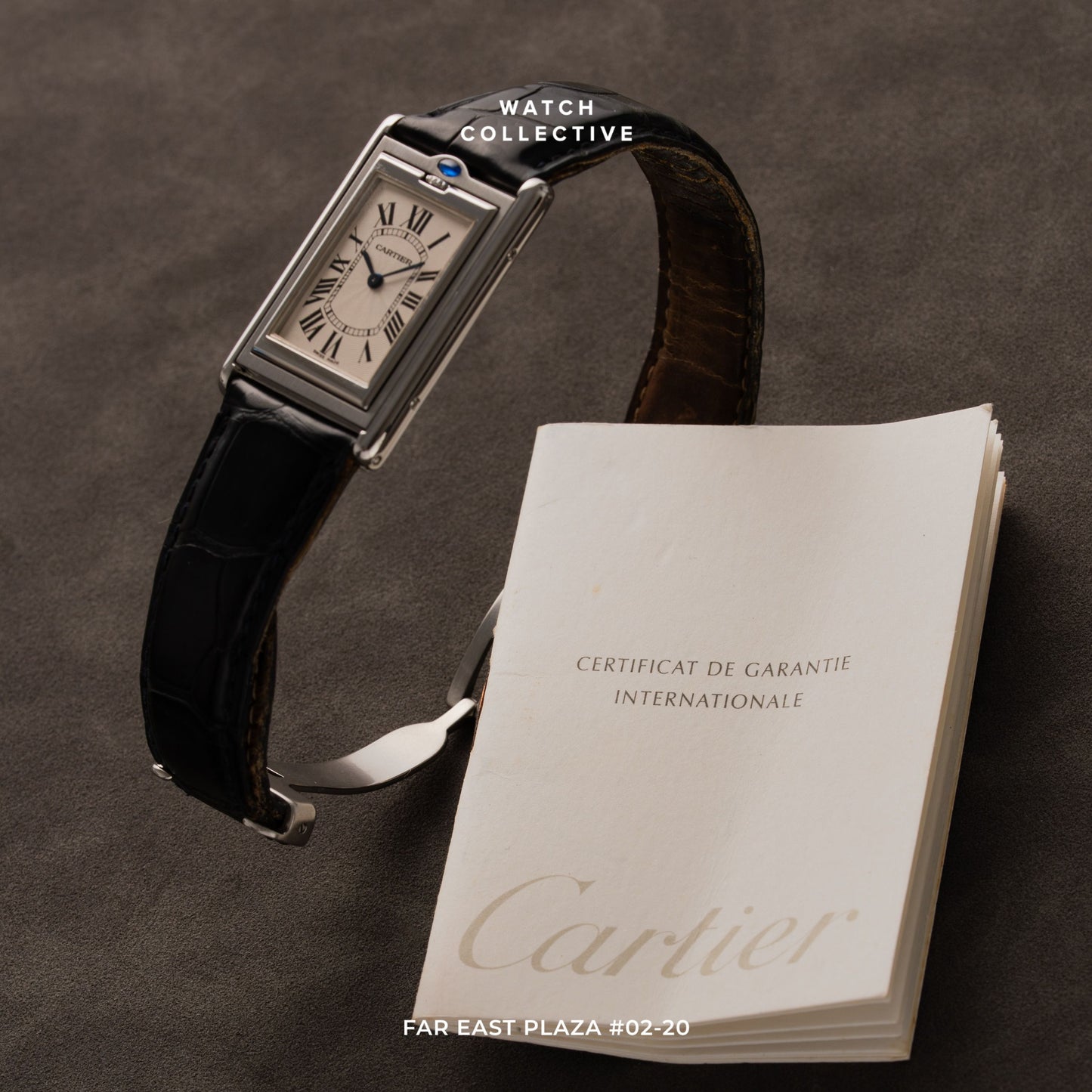 Cartier Tank Basculante Stainless Steel 25mm manual 2390