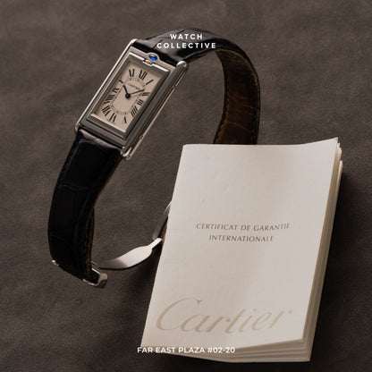 Cartier Tank Basculante Stainless Steel 25mm manual 2390