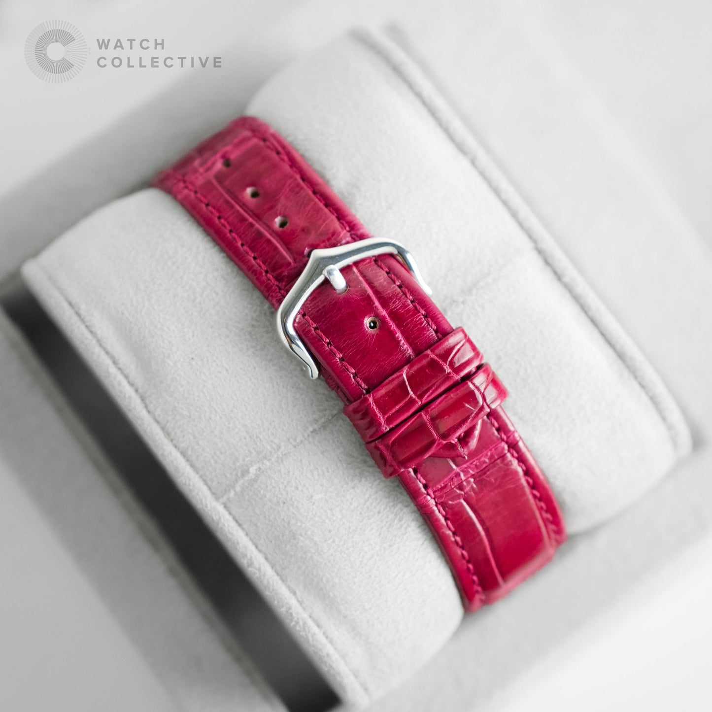 Cartier Tortue 18K White Gold Factory Diamonds 34mm Medium Size 2497