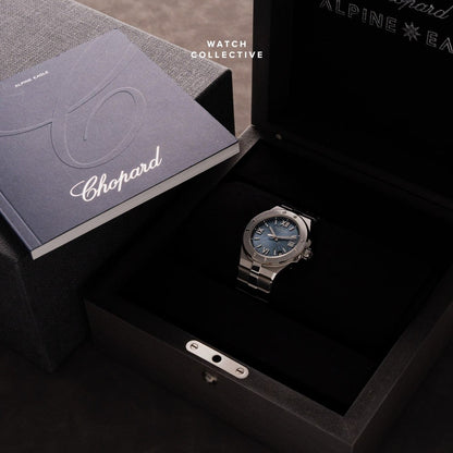 Chopard Alpine Eagle Blue Roman Dial Stainless Steel 41mm Automatic 298600-3001