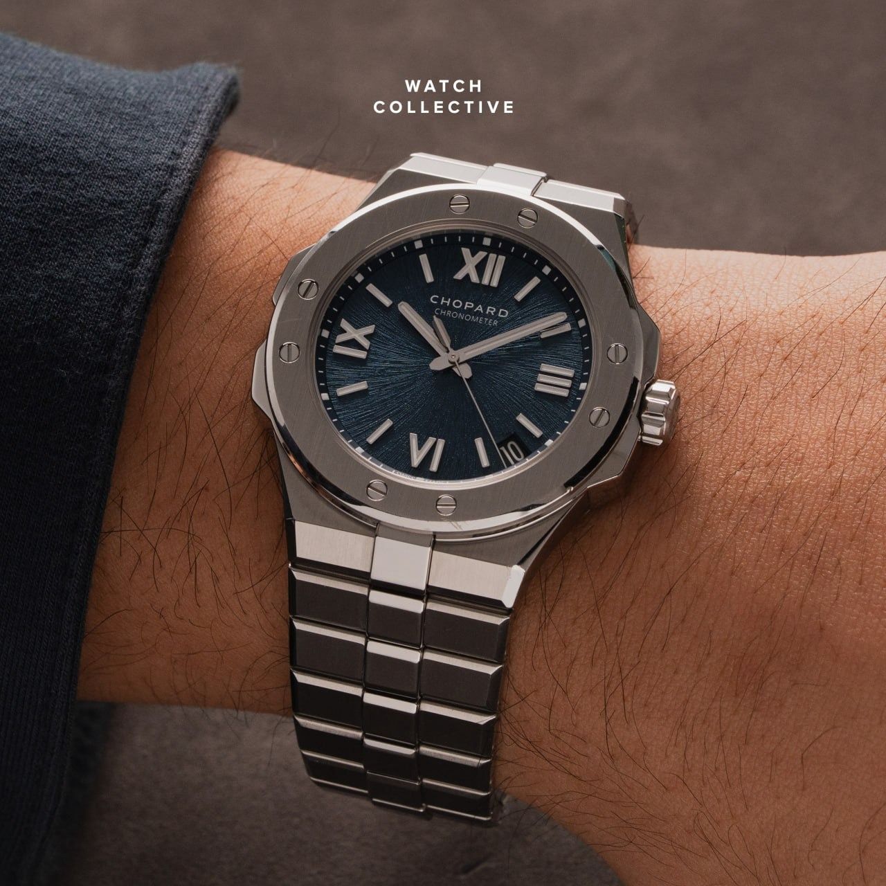 Chopard Alpine Eagle Blue Roman Dial Stainless Steel 41mm Automatic 298600-3001