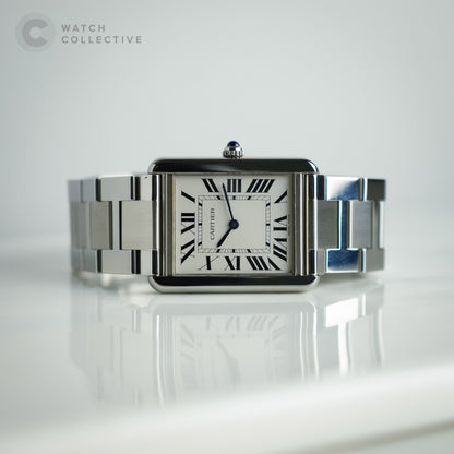 2021 FULL SET Cartier Tank solo in mid size with Bracelet, Quartz movement W5200014