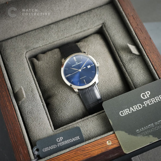Girard-Perregaux 1966 Blue Dial Automatic 38mm Palladium