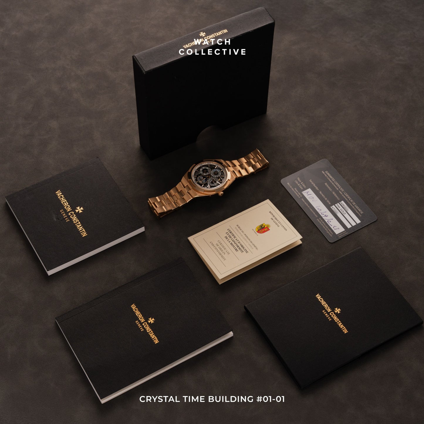 Vacheron Constantin Overseas Perpetual Calendar Skeleton 18K Rose Gold 42.5mm automatic 4300V