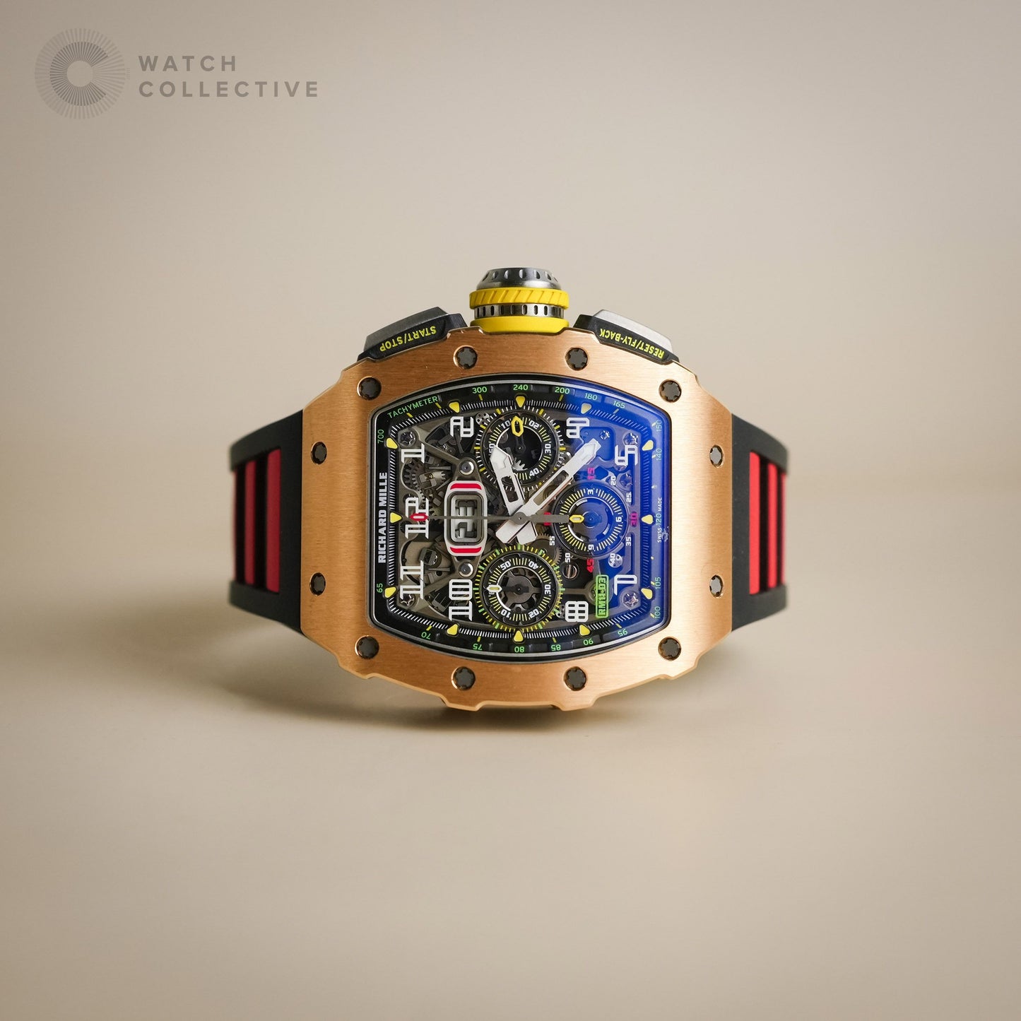 Richard Mille Rose Gold Skeletonized RM11-03 Full Set