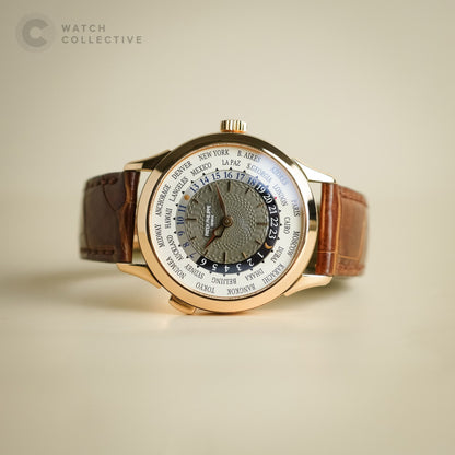 Patek Philippe World Time Complications 18k Rose Gold 38.5mm automatic 5230R-012