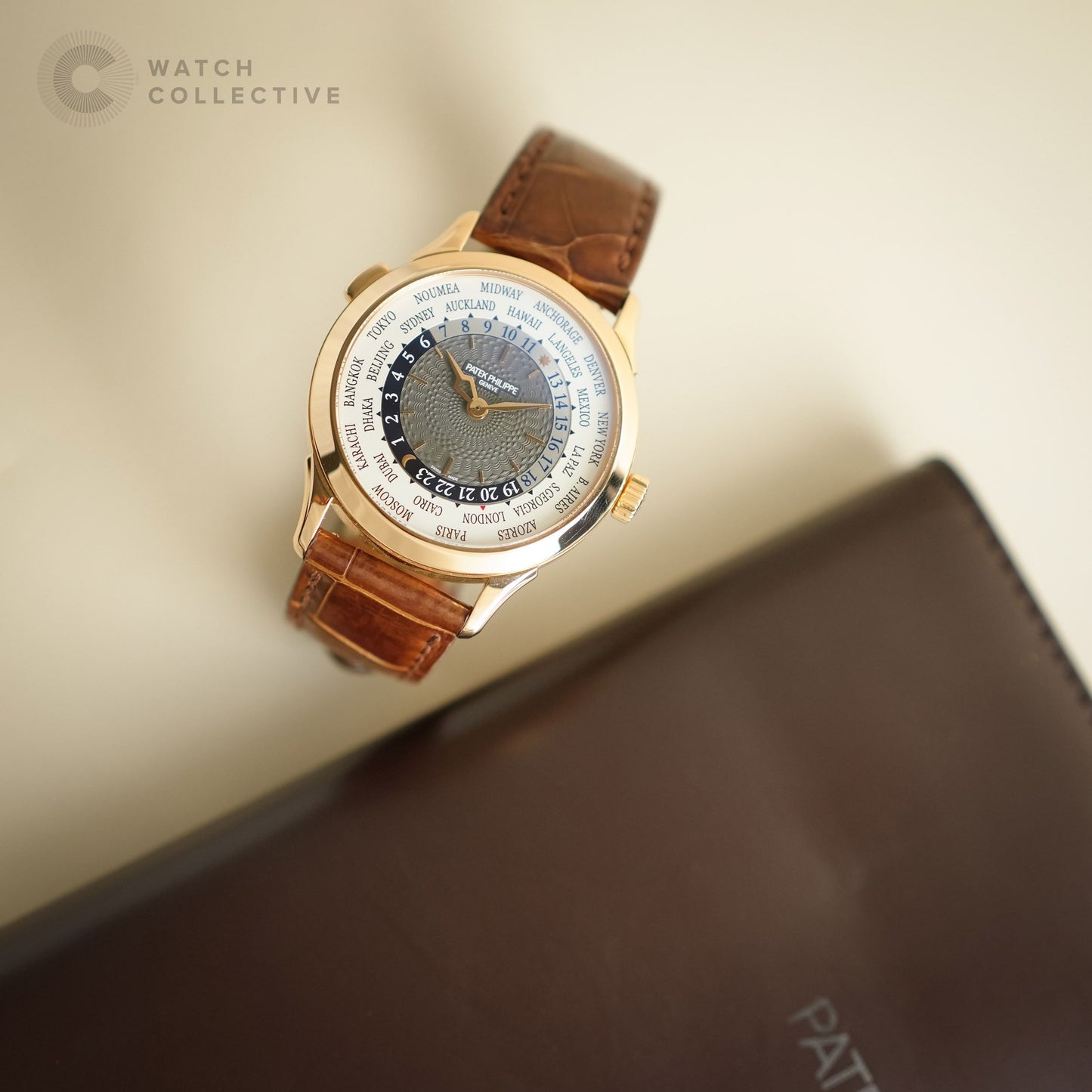 Patek Philippe World Time Complications 18k Rose Gold 38.5mm automatic 5230R-012