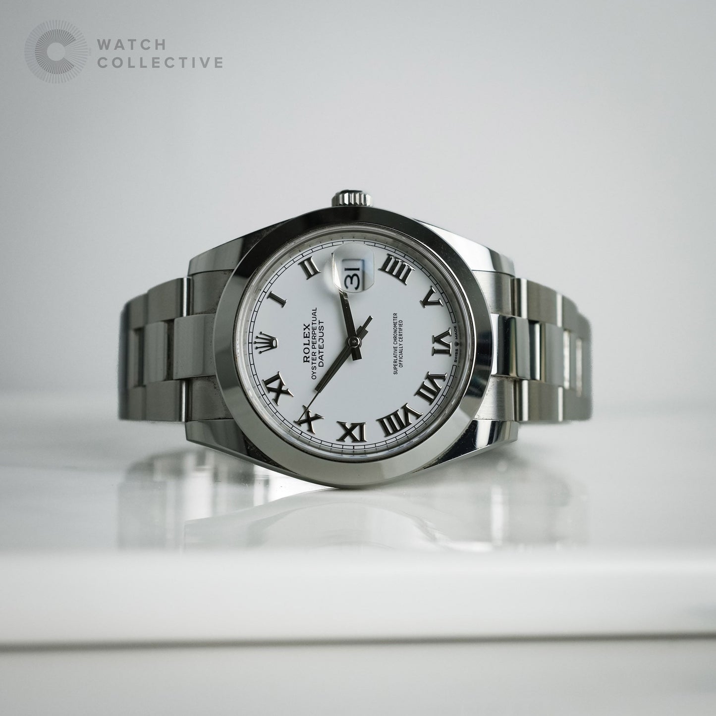 Rolex Datejust White Roman Dial 41mm automatic 126300