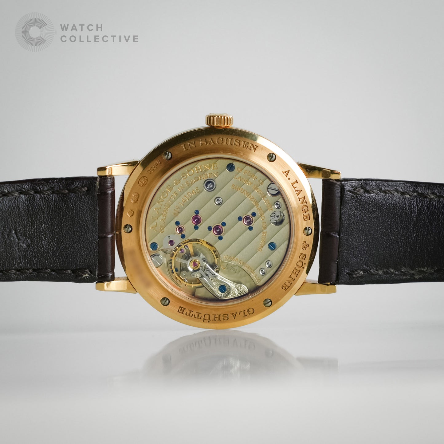 Small 032 A. Lange & Söhne | Saxonia small seconds 18k Rose Gold 219.032 | Watch ...