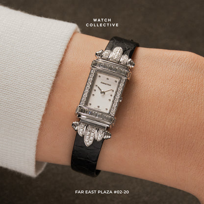 Audemars Piguet Possibly Unique 18k White Gold 15mm quartz Full Set