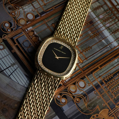 Audemars Piguet Ellipse Art Deco Onyx Diamond Dial