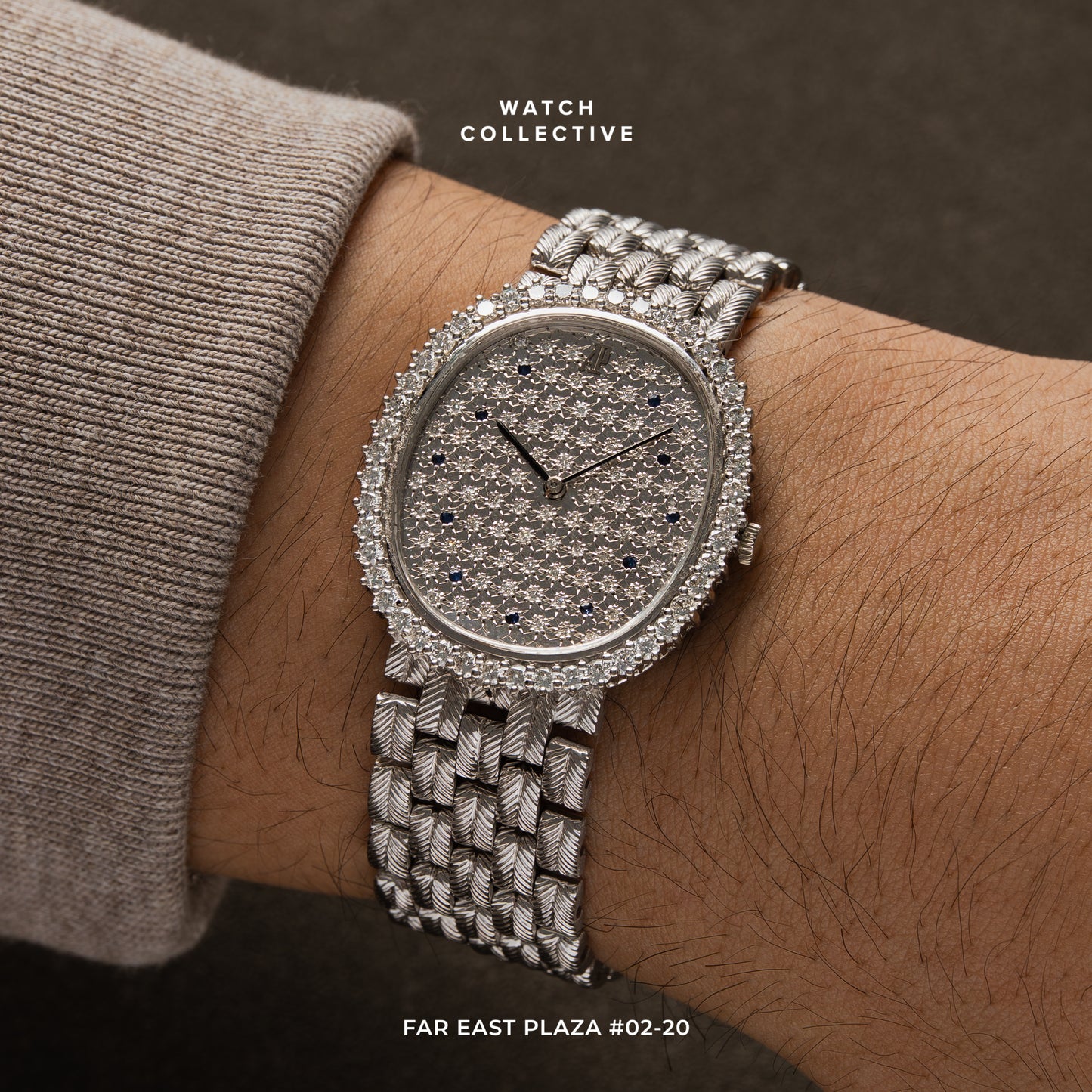 Audemars Piguet Feather Cobra 18k White Gold 31x36mm manual winding 14744BC