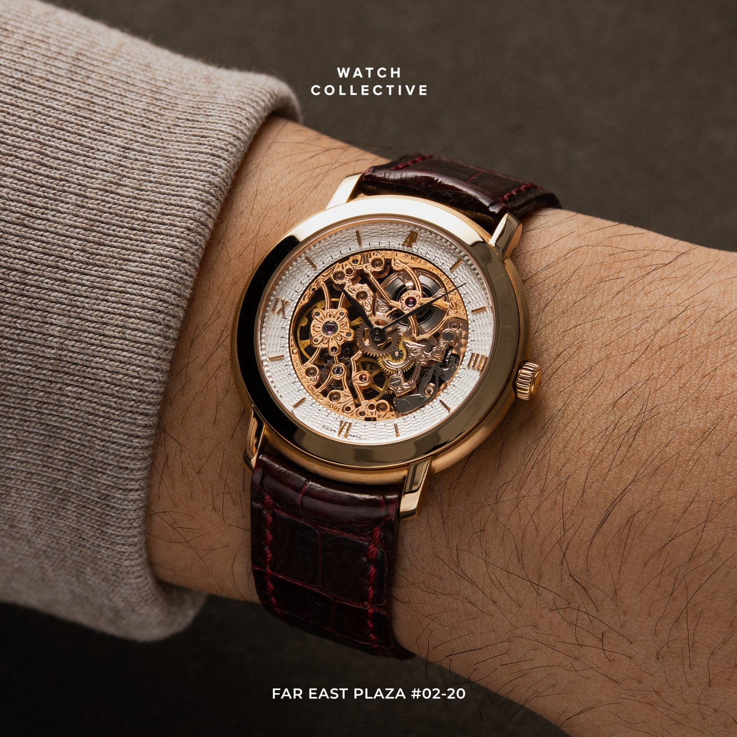 Audemars Piguet Jules Skeleton Hand 18k Rose Gold 36mm automatic
