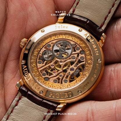 Audemars Piguet Jules Skeleton Hand 18k Rose Gold 36mm automatic