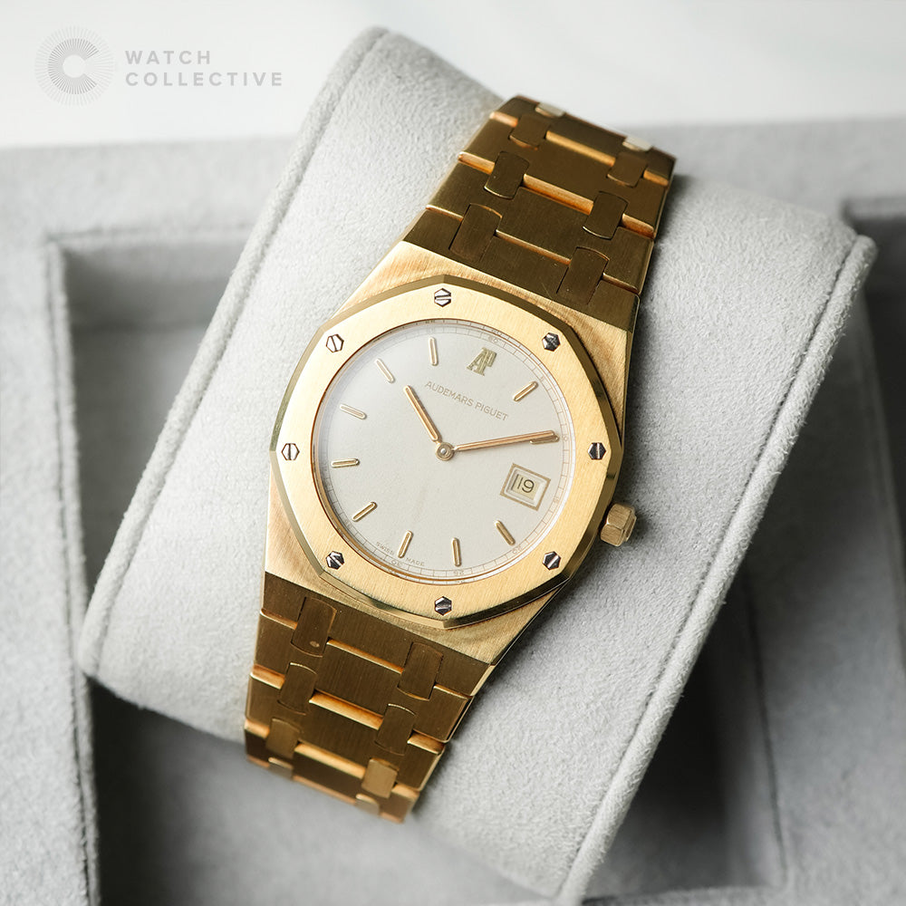 Audemars Piguet Royal Oak Cream Dial 18k Yellow Gold 56175BA