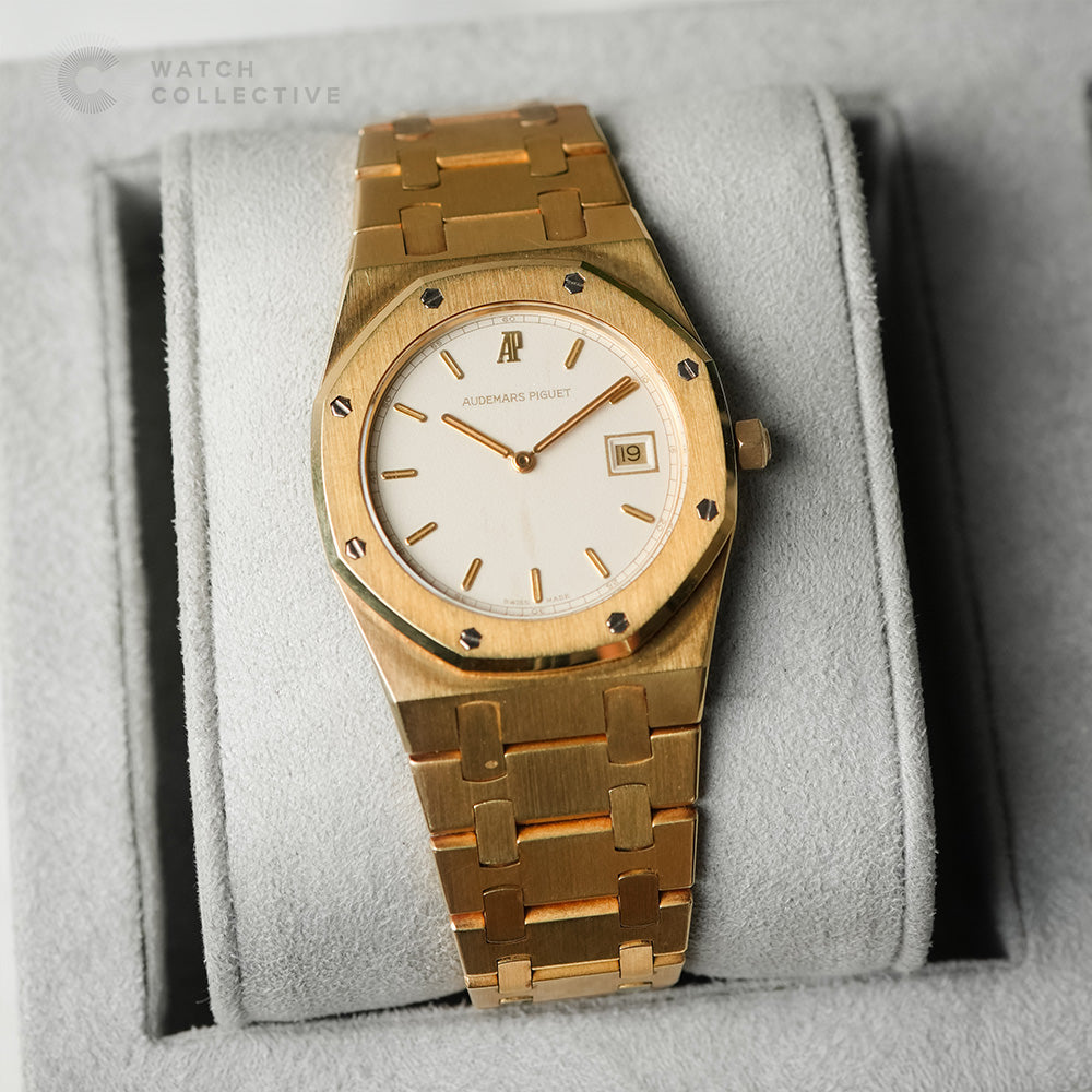 Audemars Piguet Royal Oak Cream Dial 18k Yellow Gold 56175BA