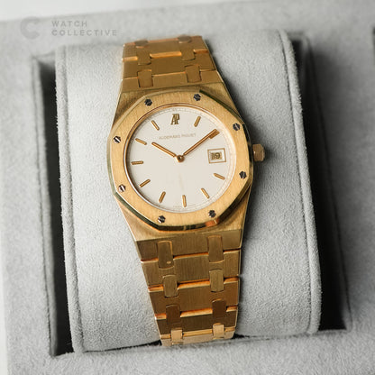 Audemars Piguet Royal Oak Cream Dial 18k Yellow Gold 56175BA