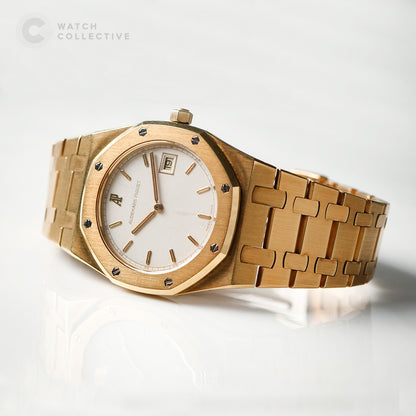 Audemars Piguet Royal Oak Cream Dial 18k Yellow Gold 56175BA