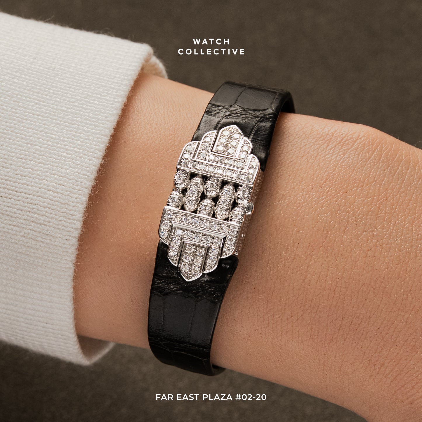 Audemars Piguet Secret Watch Possibly Unique 18k White Gold 15mm quartz