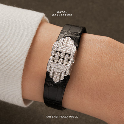Audemars Piguet Secret Watch Possibly Unique 18k White Gold 15mm quartz