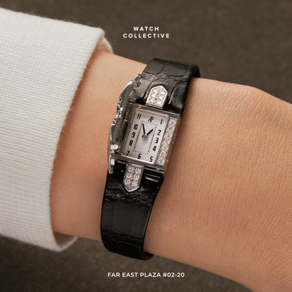 Audemars Piguet Secret Watch Possibly Unique 18k White Gold 15mm quartz