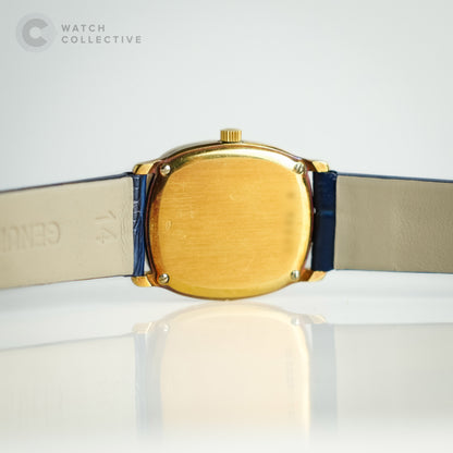 18k yellow gold ellipse  moonphase 22mm manual winding