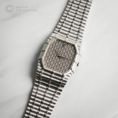 Audemars Piguet Bamboo White Gold Diamonds Dial 27mm Quartz