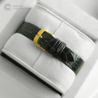 Audemars Piguet 18K Yellow Gold Factory-set Diamonds Skeletonized Onyx dial 29mmx32mm 14872BA