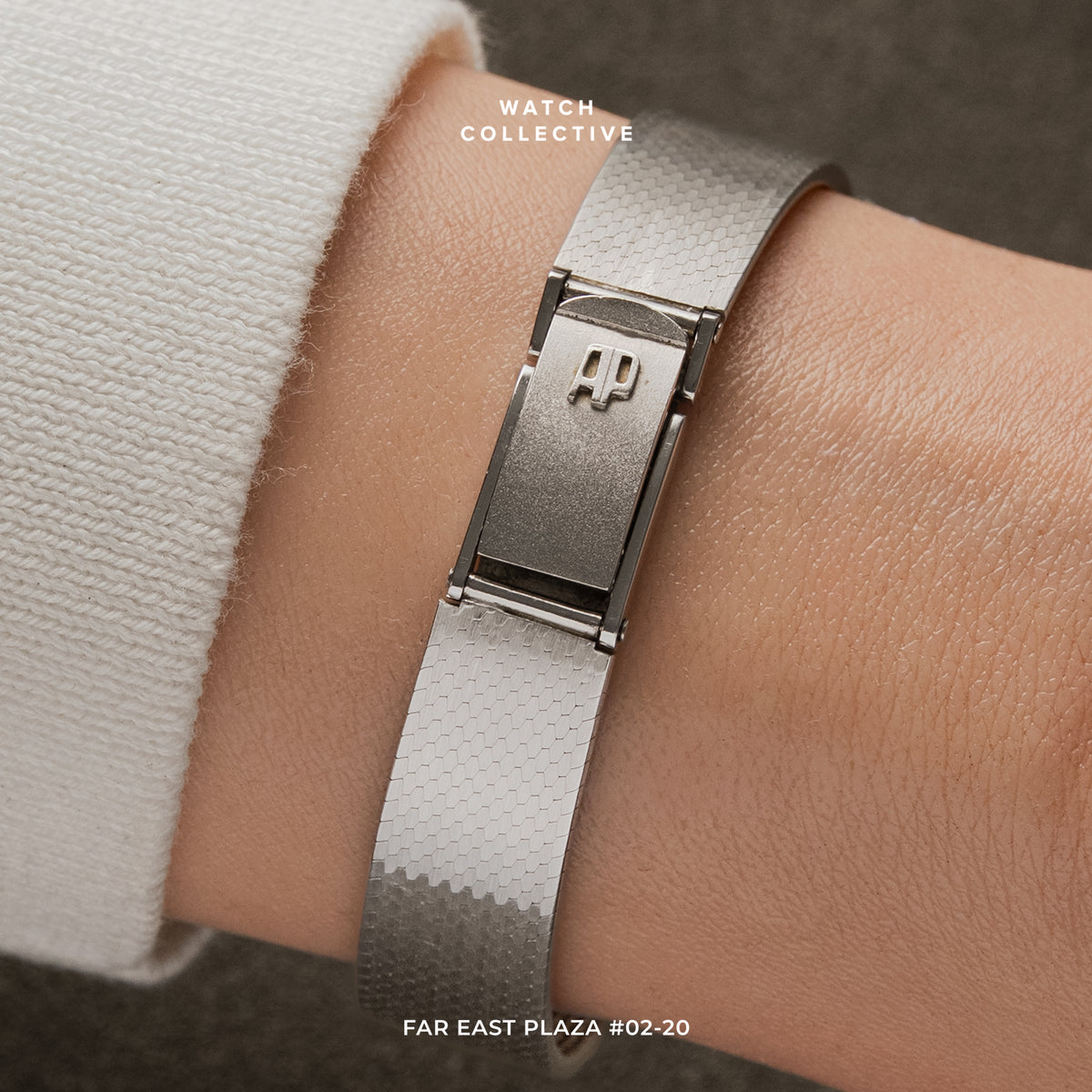 Audemars Piguet Ellipse White Dial 18k White Gold 22mm Manual